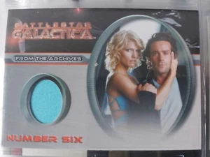 Battlestar Galactica Number Six Tricia Helfer Relic Costume Card CC16 Season 2 - Picture 1 of 2