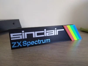 Logo ZX Spectrum Sinclair zum Ausstellen Sammlung Retrogaming Display Sign - Bild 1 von 6