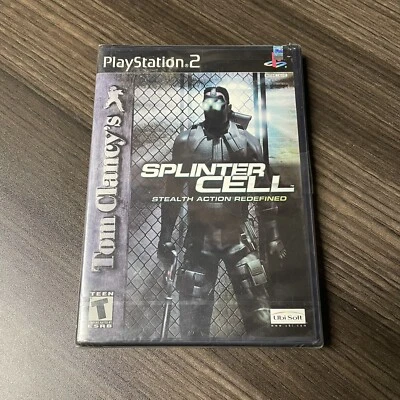 Tom Clancy's Splinter Cell PlayStation 2 PS2 Black Label New + Factory Sealed - Image 1 of 4