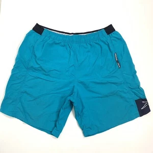 VTG Speedo Sport Systems Swimming Trunks Size L Turquoise Blue - Picture 1 of 12