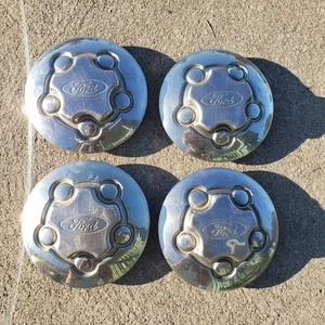Set 4 Ford Crown Victoria Explorer Wheel Center Caps Police P71 1988 2020 Hubcap - Picture 1 of 11