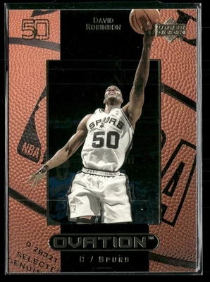 David Robinson 1999-00 Upper Deck Ovation #49 San Antonio Spurs - Image 1 of 2