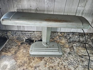 Vintage Industrielampe Co Silber Metall Leuchtstofflampe Luftfahrt tragbare Lampe ☆ GETESTET ☆ - Bild 1 von 8