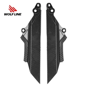WOLFLINE Carbon Fiber Look Side Panel Seat Covers For Honda X-ADV 750 2017-2020 - Picture 1 of 8