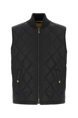 BURBERRY Black Nylon Vest New & Authentic - Image 1 of 3