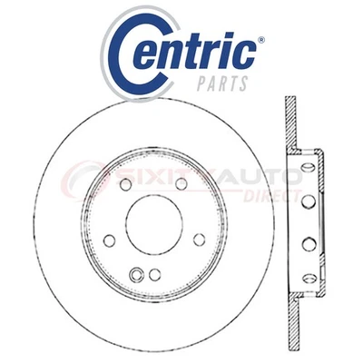 Centric C-TEK Disc Brake Rotor for 1997-1998 Mercedes-Benz C230 2.2L 2.3L L4 vz Foto 1 de 4