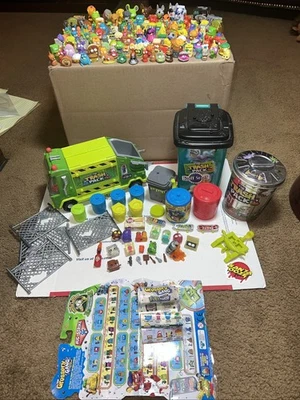 The Trash Pack, Grossery Gang, The Ugglys, camión de basura, lote de latas 157 piezas ¡RARO! Foto 1 de 4