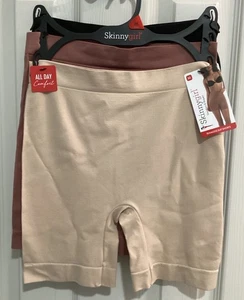 NEW Skinnygirl Seamless Slip Shorts 3 Pack Size M 3 Pair Tummy & Thigh Slimming - Picture 1 of 2