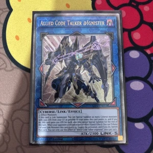 Yu-Gi-Oh ALIN-DE051 Allied Code Talker @Ignister Quarter Century Secret Rare - Bild 1 von 1