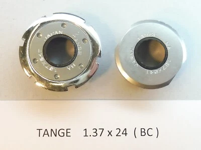 Tange  bb cups & Lockring ( 1.37 x 24 )  / NOS L'eroica bicycle - Image 1 of 4