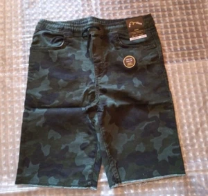 art class Size XL(16) Husky Junior Flexible Drawstring Super Stretch Camo Shorts - Picture 1 of 9