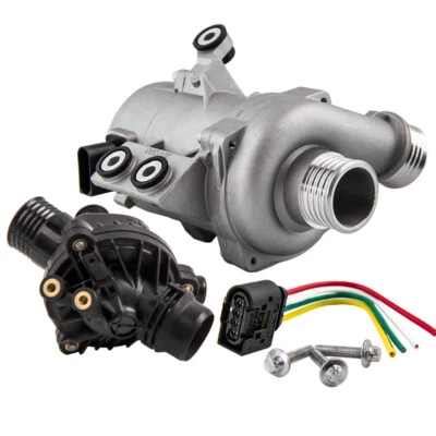 Electric Water Pump & Thermostat 3 bolts Fit For BMW 328i 528i 530xi 525xi X3 X5 - Image 1 of 4