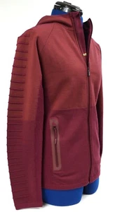 SMARTWOOL Intraknit Fleece Full Zip Hoodie ( Black Cherry ) Women's Medium - Picture 1 of 10