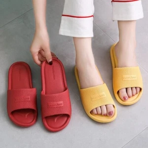 New Summer Indoor Couples Home Bathroom Non-slip Soft Tide To Wear Slippers - Picture 1 of 12