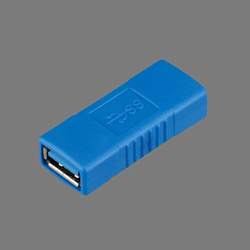 New High Speed USB 3.0 Type A Female to Female Adapter Coupler Changer Connector - Image 1 of 1