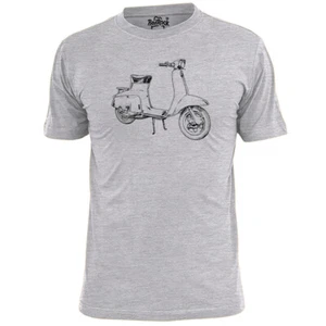 Mens Scooter Sketch V2  T Shirt Vespa Lambretta Mod - Picture 1 of 3