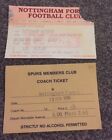 Ticket Stub: Fa Cup 5Th Round Nottingham Forest V Tottenham Hotspur 19/02/96