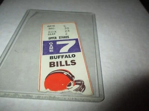 Ticket Stub BUFFALO BILLS At CLEVELAND BROWNS Stadium 11-26-1972 O.J. 93 Yards - Picture 1 of 2