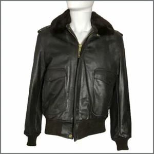 Phil Collins Schott Leather Crew Jacket (USA) - Picture 1 of 3