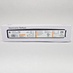 GE RESIDENTIAL ELECTRONIC BALLAST T12 2N NORMAL LIGHT RAPID START 120V OPEN BOX - Picture 1 of 9