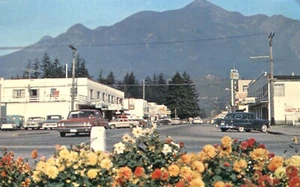 Hope British Columbia Canada Fraser Canyon Begins 1968 Postcard - Picture 1 of 2