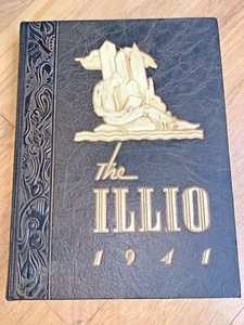 1941 UNIVERSITY OF ILLINOIS YEARBOOK - No Signatures - ILLIO - Foto 1 di 11
