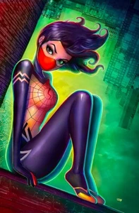 EDGE OF SPIDER-VERSE #1 - NATHAN SZERDY VIRGIN VARIANT EXCLUSIVE NM+ - Bild 1 von 4