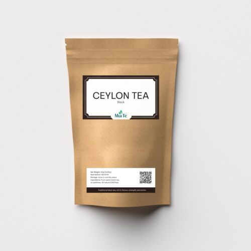 Teepaket | 2 Geschmacksrichtungen | 40 Teebeutel | Ceylon Tee | Mui Te | UK Lieferung
