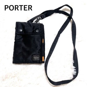 PORTER YOSHIDA TANKER Travel Bag Sacoche Travel Case Pouch Black - Picture 1 of 8