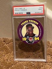 1994 King-B Frank Thomas PSA 9 #14 Disc Card LOW POP NEW CLEAN CASE