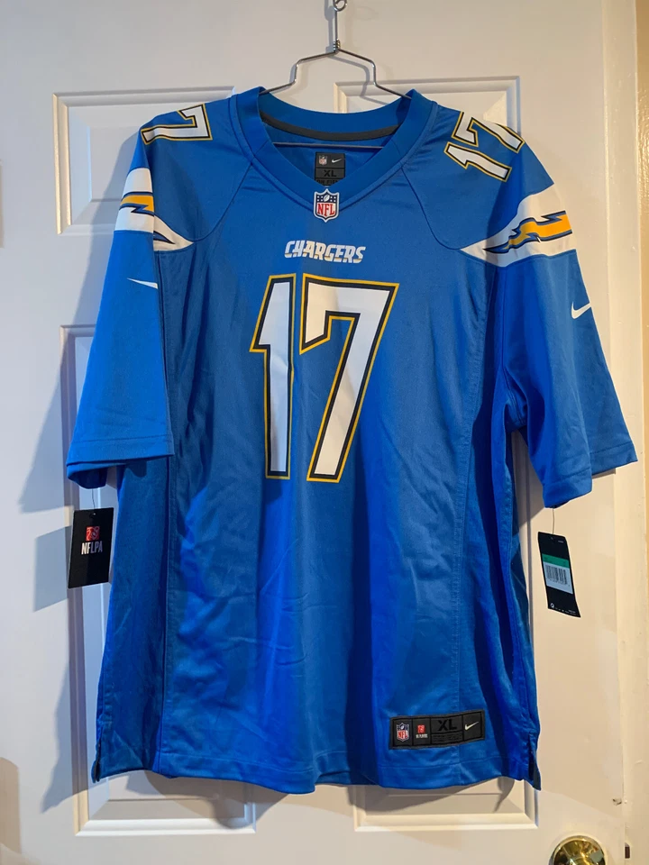 LOS ANGELES CHARGERS PHILLIP RIVERS ON FIELD NIKE FOOTBALL JERSEY MENS XXL