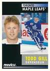 1991 92 Pinnacle French 278 Todd Gill   Toronto Maple Leafs
