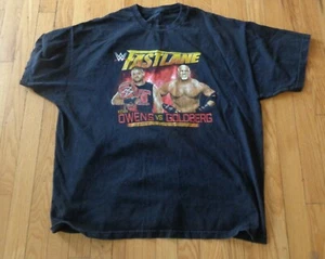 Camiseta WWF WWE XXL 2017 Fast Lane Wrestling PPV 2XL Kevin Owens Goldberg - Imagen 1 de 2