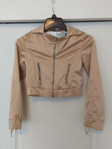 Guess Youth Size L (14) Crop Jacket Gold. - Picture 1 of 10
