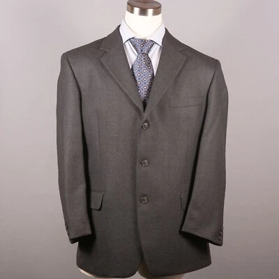 Andrew Fezza Fusion Mens Sport Coat 44R Cashmere & Lambswool Blazer Three Button - Image 1 of 4