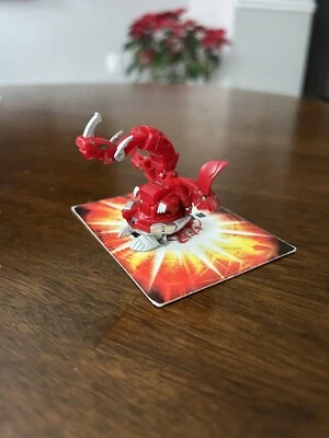 Bakugan Battle Brawlers Pyrus Iron Dragonoid Mechtanium Surge Rare! - Image 1 of 4