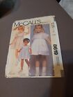 Vintage McCall's 8619 Childrens Dress Size 2-3-4-5-6 1983