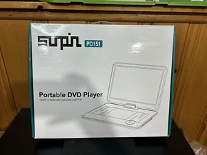 Sunpin PD151 17.9" Portable DVD Player w/ 15.6" Large Swivel Screen Black - Picture 1 of 7