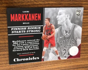 2017 Chronicles LAURI MARKKANEN RC #119 Bulls Rookie Card - Picture 1 of 1