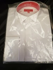 New 14 14.5 x 37 M HWI Red Label Tuxedo Shirt TUXXMAN - Picture 1 of 3
