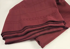Burgundy Rectangular Tablecloth 60" x 84" - Picture 1 of 6