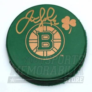 Jarome Iginla Boston Bruins Signed Autographed Green St. Patricks Day Puck - Picture 1 of 1