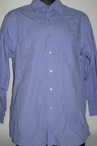 Men's Calvin Klein Lilac Purple PinStripes L/S Cotton Dress Shirt M 15.5 34-35 - Picture 1 of 2