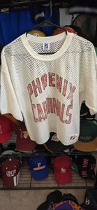 Vintage Logo 7 Phoenix Cardinals 1/2 Cut Mesh Jersey size Large - Bild 1 von 4