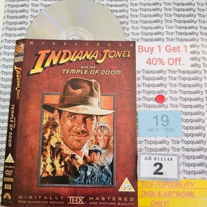 Indiana jones Dvd Disc And Art Work only Save £s Eco - Picture 1 of 1