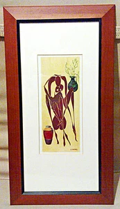 "EMBRACE" Caribbean Hand Painted Art - By ANTHONY HAYNES - Picture 1 of 2
