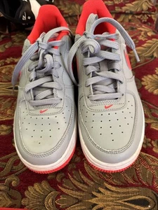 Nike Air Force 1 Low Gray Pink Sneakers Women’s Size 5.5 - Picture 1 of 5