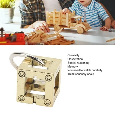 Brain Teaser Puzzle Box Alloy 3D Handheld Puzzle Brain Games Spielzeug Für UB - Bild 1 von 4