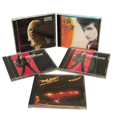 Classic Rock Blues CD Lot Johnny Winter Bob Seger Dave Edmunds Mink DeVille - Image 1 of 4