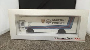 EBBRO 1/43 Scale Porsche Racing Transporter White Very Nice - Picture 1 of 14